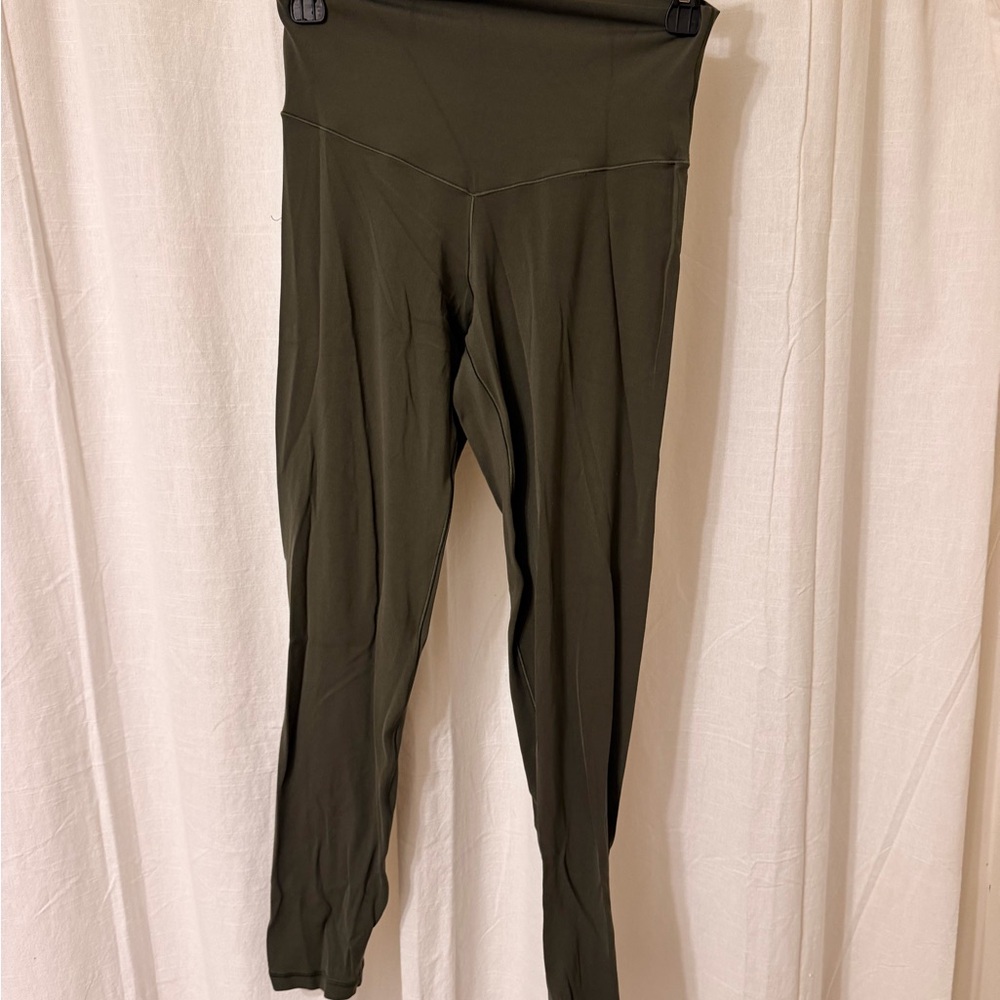 aerie Olive Green High-Waist V-Seam Leggings
